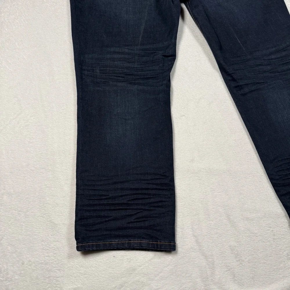 Levis 541 Jeans Mens 44x30 Blue Athletic Taper Stretch Denim Dark Wash Casual